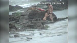 Video porno na praia