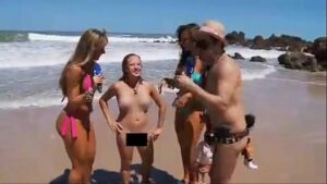 Nude girls beach